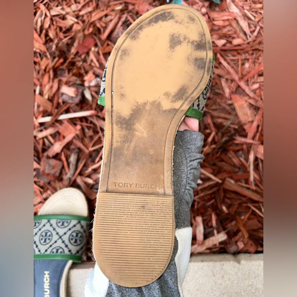 Tory Burch Monogram Sandals - Picture 11 of 13